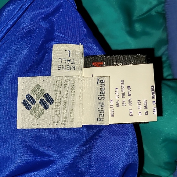 Vintage. 90's. Columbia. COMPLETELY REVERSIBLE. Like-new.  Size Large. - Picture 15 of 16